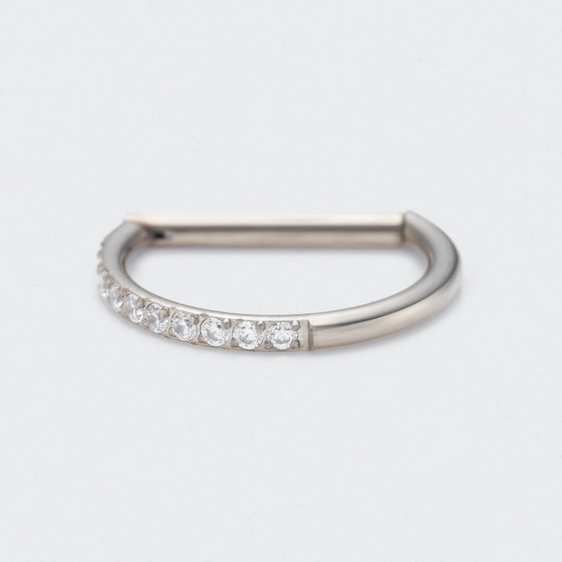 D Shape Segment Ring - Etsy UK