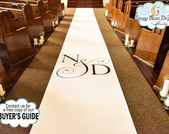 Non Slip Aisle Runner (not SHEER paper or CHEAP vinyl), Exclusive Safety Grip Runner backed with foam is SAFE to walk on and easy to install