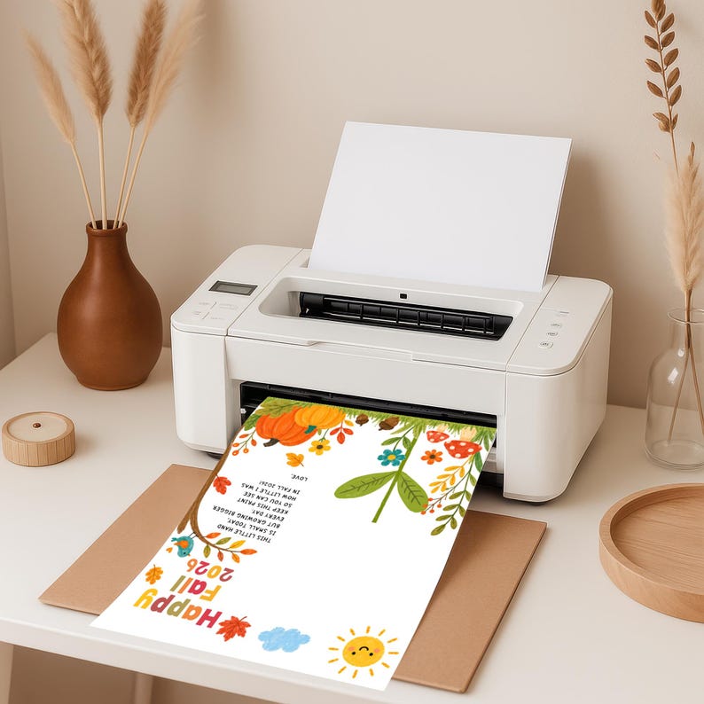 Fall 2026 Handprint Craft Printable, Happy Fall Handprint Art ...
