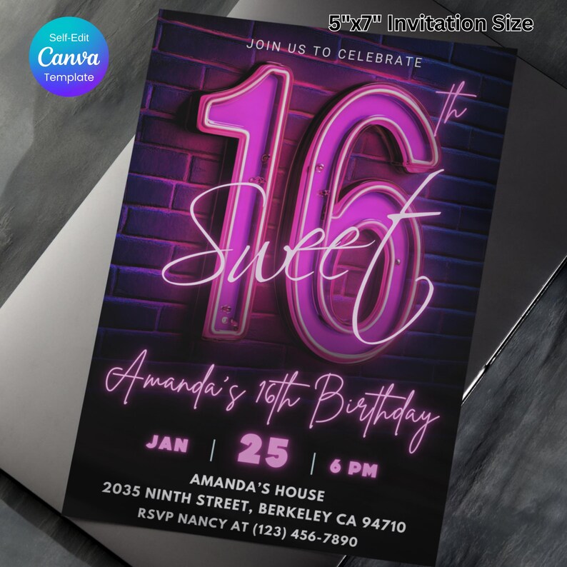 16th birthday invite, sweet sixteen invite, sixteenth birthday, sweet 16 evite, 16th invitation, 16th birthday girl, neon glow party, sweet 16 invite, printable sweet 16, 16th birthday party, sweet 16 printable, sweet 16 sixteen, sixteen birthday, sweet sixteen party, 50th birthday invite, luxury invitation, sweet 16 invitation, sweet 16 invitations, 16th birthday, sweet 16 decor, 16 birthday party, birthday video, sweet 16 party, sweet 16, girl birthday invite, sweet 16 birthday