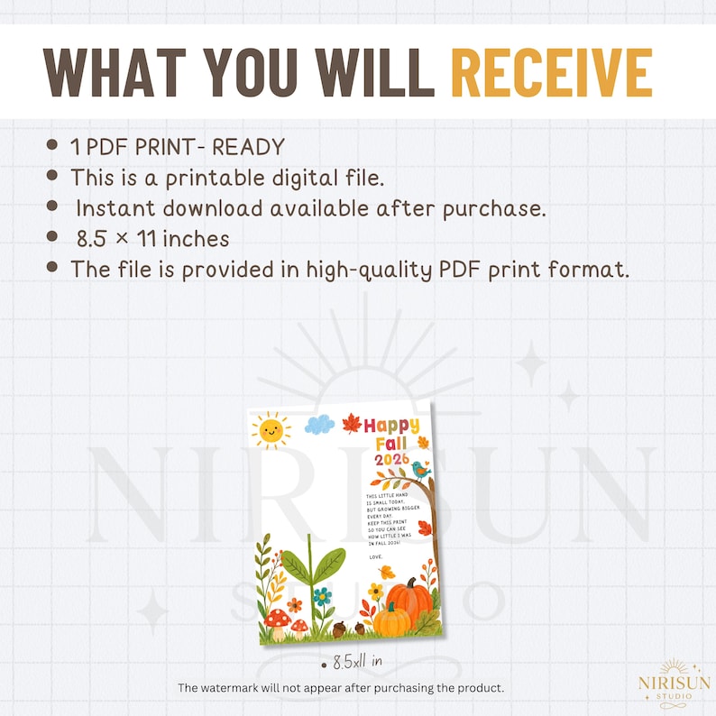 Fall 2026 Handprint Craft Printable, Happy Fall Handprint Art ...
