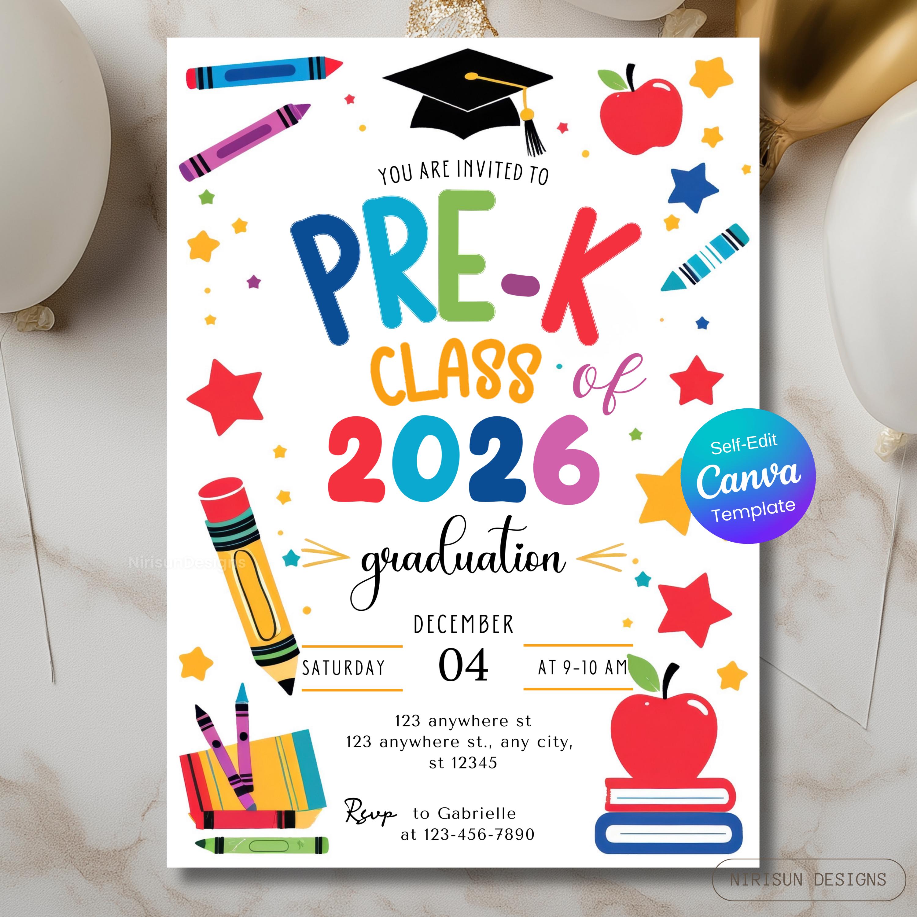 Systematic Pre K Graduation Invitations Printable Review: Everything Included inside Pre K Graduation Invitations Printable