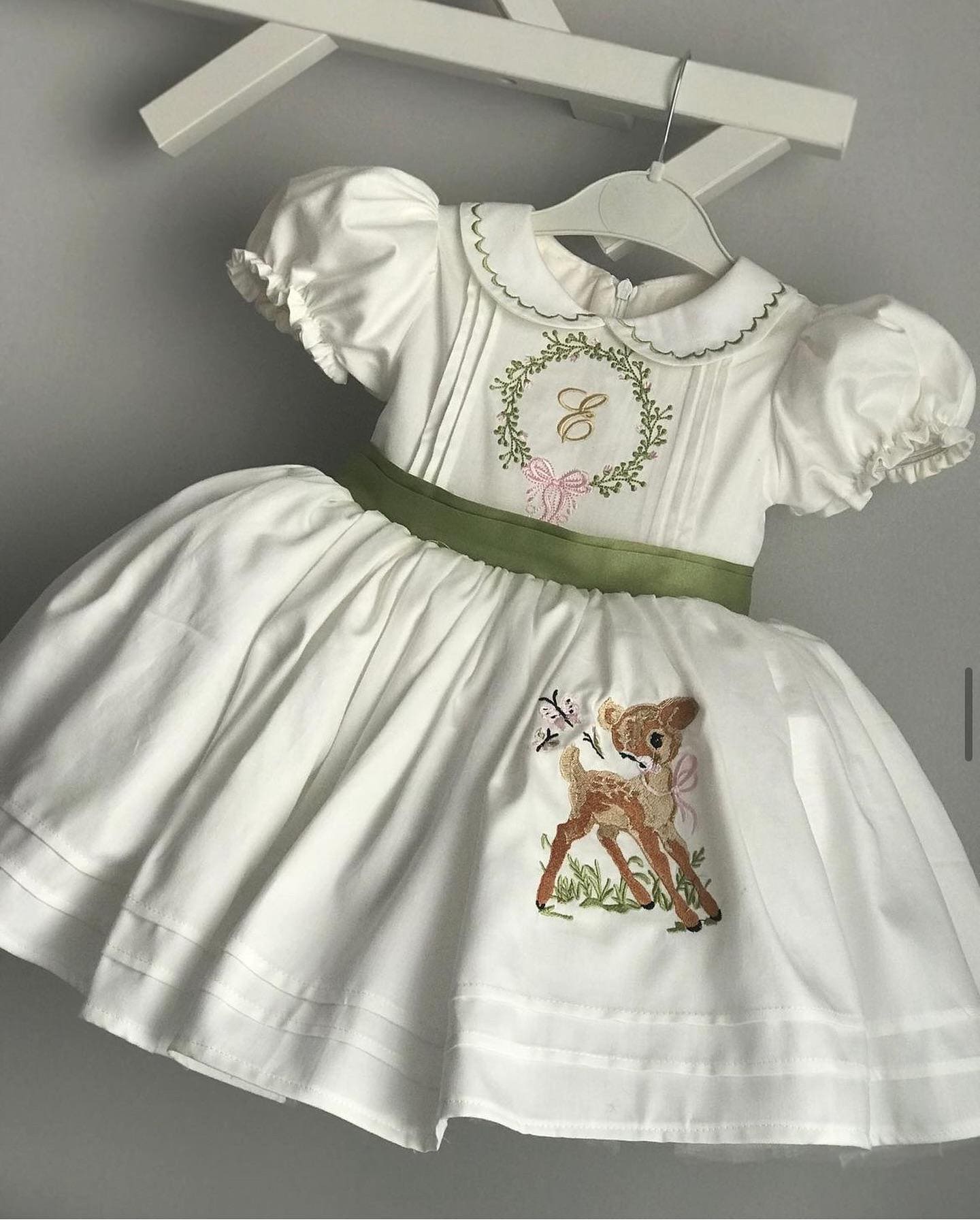green emerald velvet dress The Fleurette Fairy Silk Mini Dress・Lavender main image 0