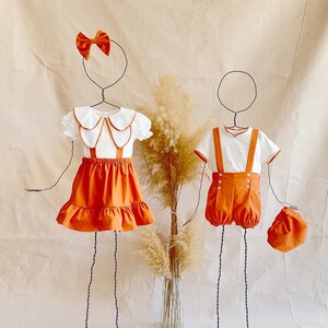 Bohemian Birthday Outfit: Matching Brother Sister Set