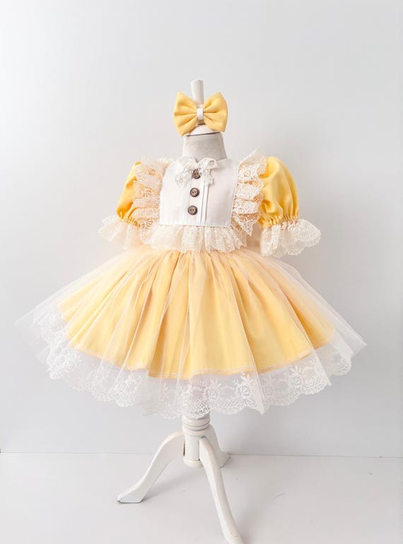 Personalized Baby Girl Birthday Dress: Yellow Duck Tutu, Matching Hairband, Yellow  Easter Dress, Pink Swan Dress Custom Name Dress - Etsy