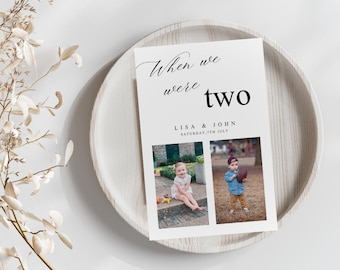 Wedding Table Numbers Cards When We Were Table Numbers Wedding Photo Table Numbers Template Reception Table Numbers Wedding Digital Template
