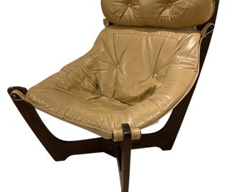 Vintage Luna Lounge Chair 　 Odd Knutsen Vintage Luna Lounge Chair By Odd Knutsen - 3 For Sale on