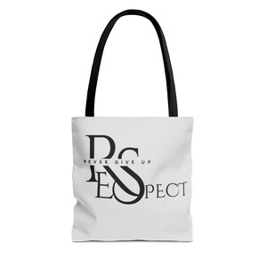 Stylish Motivational Tote Bag | Never Give Up | Perfect Gift for Friends and Family | Ideal for Everyday Use, Beach, Shopping, Work