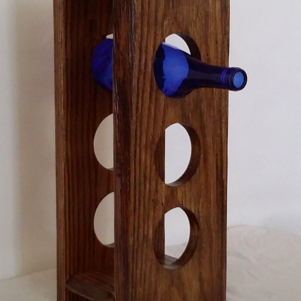 White Oak Wine Rack Etsy