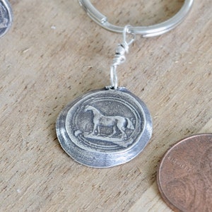 Horse Keychain - horse lover gift - cowboy keychain - western themed gift - cowgirl gift - horse lover keychain - keychain - wedding gift