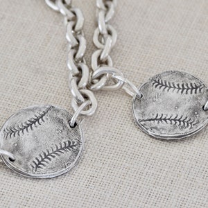 Baseball Bracelet - fingerprint bracelet - Sterling baseball bracelet - macrame bracelet - silver bracelet - team bracelet - sympathy gift