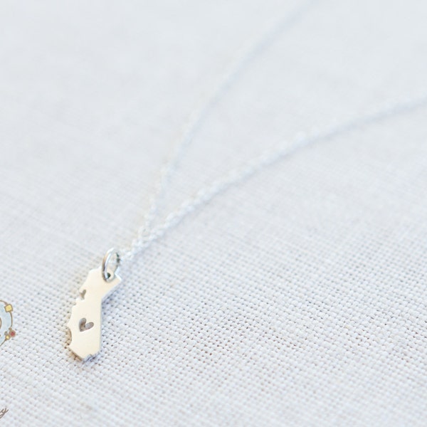 I Left My Heart in San Francisco Charm Necklace