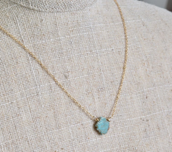 Dainty Turquoise Necklace
