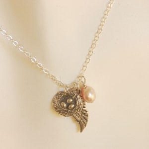 Leaving the Nest Necklace, Moving out Gift, Gift for Mom / Daughter, College & Highschool Graduation