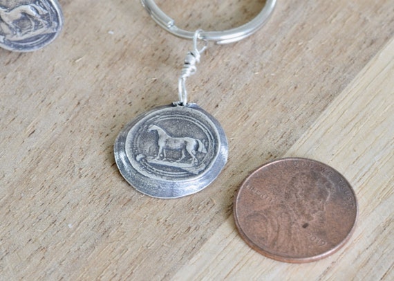 Horse Keychain - horse lover gift - cowboy keychain - western themed gift - cowgirl gift - horse lover keychain - keychain - wedding gift