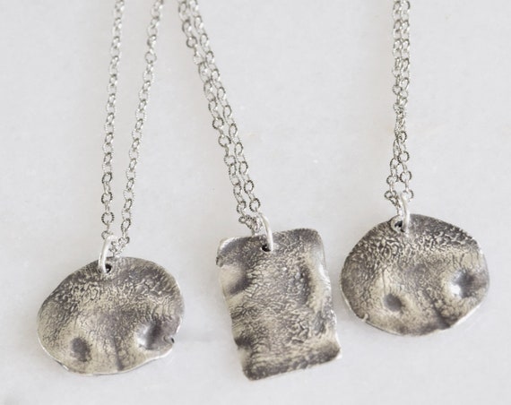 Dog nose necklace - silver dog nose necklace - rectangle dog nose charm necklace - dog nose memorial necklace - pet sympathy gift - pet gift