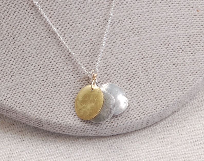 mom gift custom gift for her doctor gift birthday gift for mom Fingerprint Jewelry Family Necklace partner gift sister gift