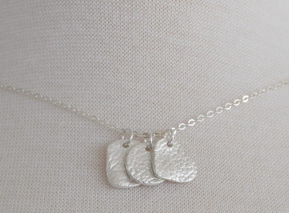 Mini Dog Nose Silver Charm Necklace - Fine Silver - Pendant - Pet Memorial - Gift - Sympathy - Cat