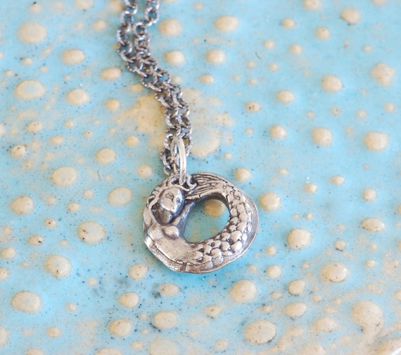 I Do Believe in Mermaids Necklace, Beach Inspired Jewelry, Mermaid Charm Necklace, Gift for Daughter
