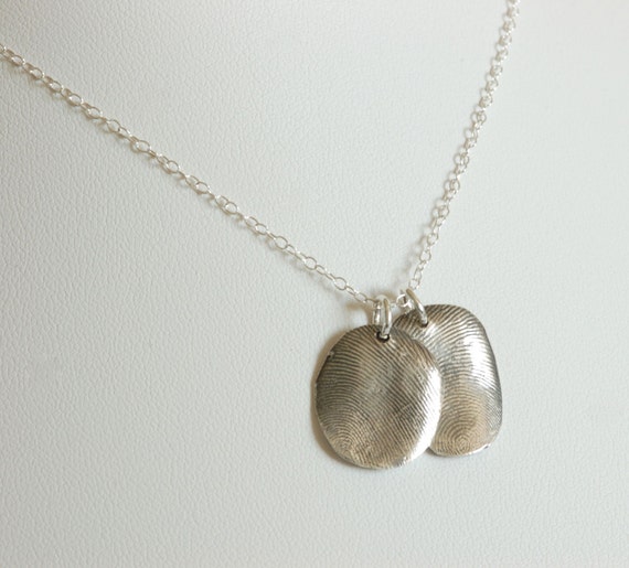 Brother & Sister Thumbprint Charms