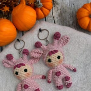 Amigurumi ,Keychain crochet doll,amigurumi, knitting doll, crochet princess, Gift for kids
