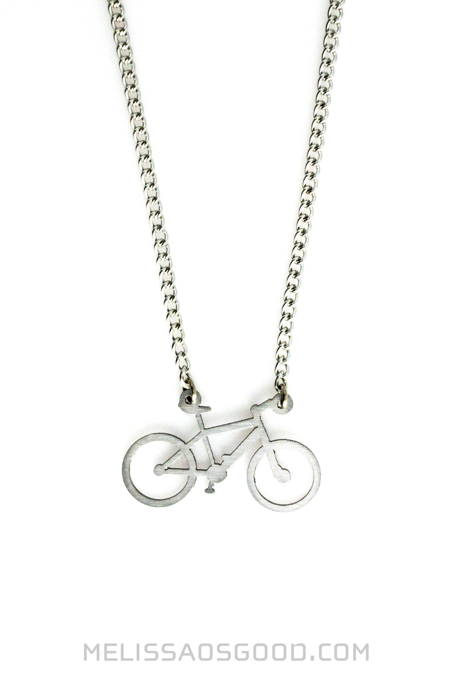 Mountain Bike Necklace Etsy