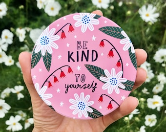 Set of Four Ceramic Coasters: Inspiring Home Decoration
