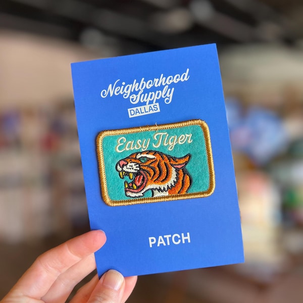 Easy Tiger Embroidered Patch