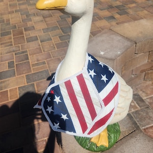 Fourth of July/ Patriotic porch goose  outfit