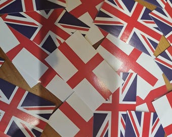 England  Stickers. United Kingom Stickers. Union jack stickers. St Georges flag stickers. Flag stickers.Craft stickers. Easy Peel crack back