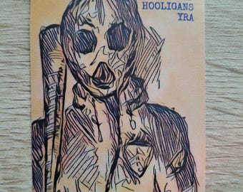 Leeds United  Stickers X30 sticker rejects. Hand drawn and printed.***UNIQUE. LUFC- Easy Peel. Football gift Ideas. Crafts.