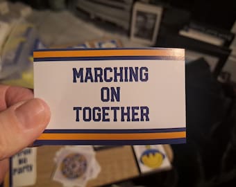 Unofficial Leeds Stickers X30 Marching On Together LUFC- Easy Peel. Football gift Ideas. Crafts.