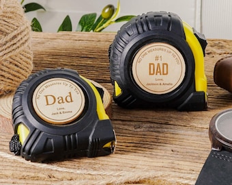 Cinta métrica personalizada para papá, Cinta métrica que nadie mide, Regalo del Día del Padre, Regalo para papá, Regalo para abuelo, Cinta métrica grabada