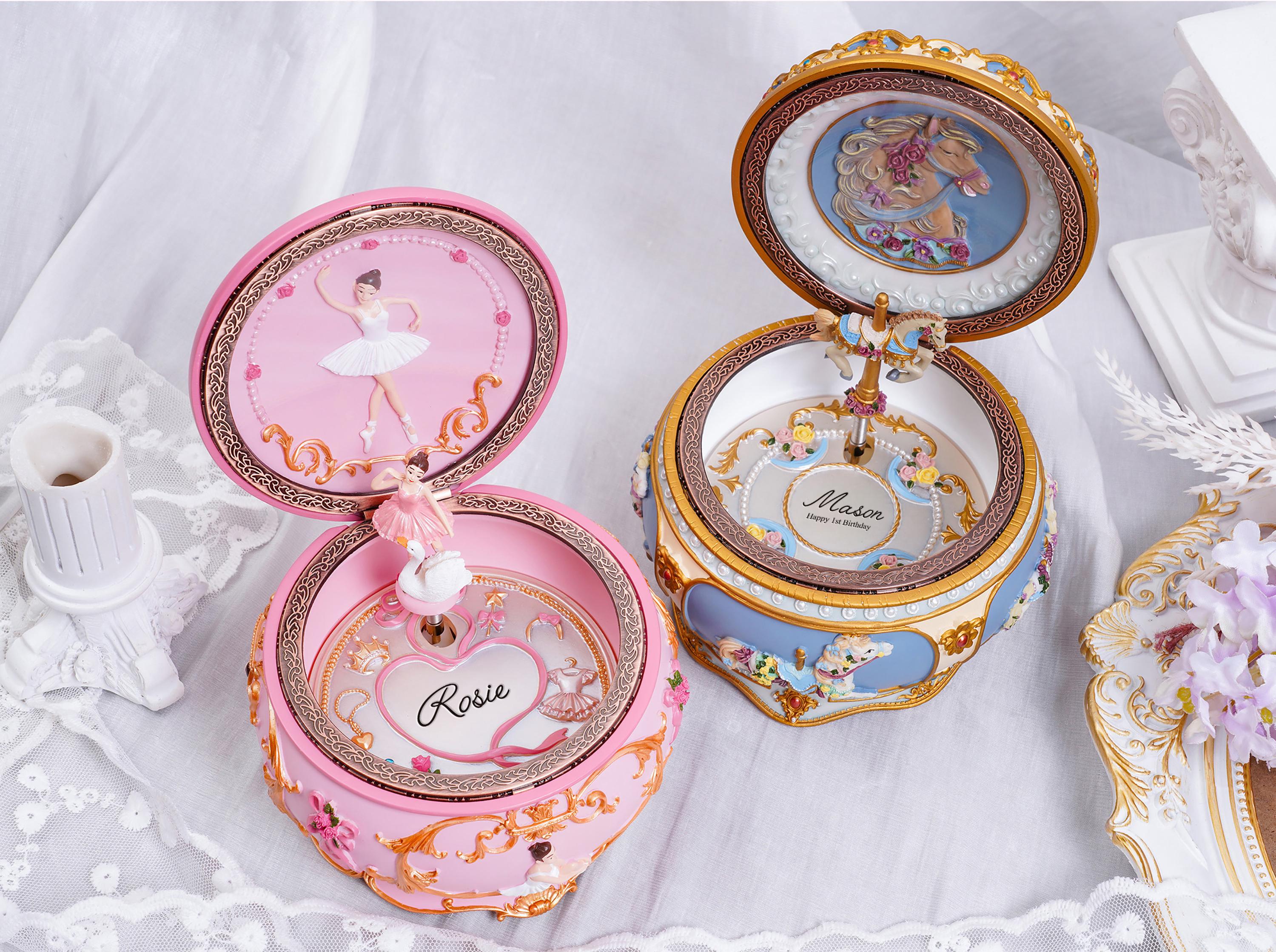 Wind up Music Box Carousel - Etsy