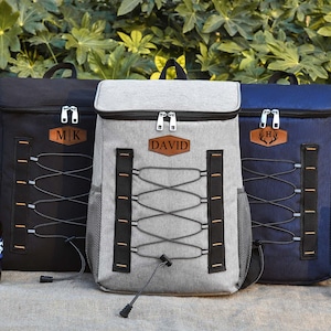 Personalized groomsmen cooler bag,Groomsmen gift,Custom lunch cooler backpack,Golf beer cooler,Men's travel cooler backpack,Wedding Gift