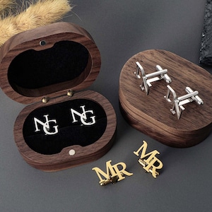 Abotoaduras personalizadas para padrinhos, presente para padrinhos, abotoaduras com iniciais personalizadas, presente para proposta de padrinhos, abotoaduras de casamento, abotoaduras com nome
