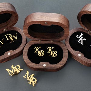 Abotoaduras personalizadas para padrinhos, presente para padrinhos, abotoaduras com iniciais personalizadas, presente para proposta de padrinhos, abotoaduras de casamento, abotoaduras com nome