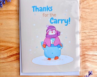 Thanks for the Carry Greeting card