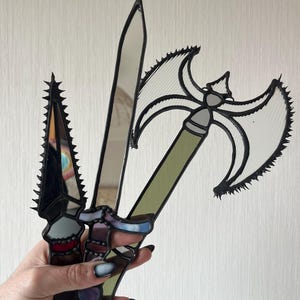 Medieval Weapons - Stained Glass Patterns - HOBBY LICENSE