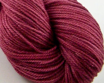 Silk and Wool DK Yarn - Pomegranate
