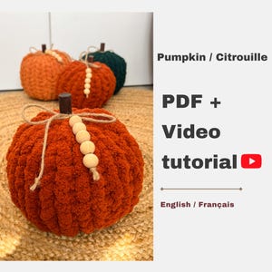 Tutorial Video: How to Hand-Knit a Chunky knit pumpkin | DIY | Make Your Own pumpkin | Perfect Gift Idea