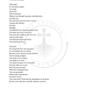 We See You - Printable Poem/Letter for a Godly Man – 5 Occasion Versions