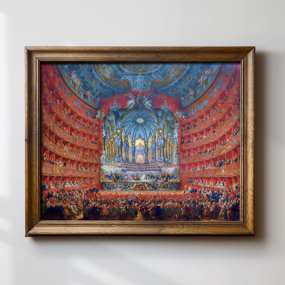 Baroque Theater Art Print, Opera House Wall Decor, Classical Theater Scene, Historical Artwork, Vintage Theater Print, Fine Art Reproduction - Etsy