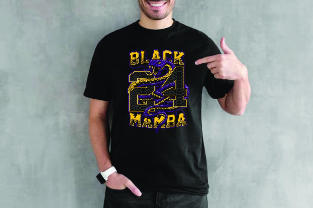 Kobe Bryant Black Mamba Graphic T-shirt – NBA Legend Tee - Etsy