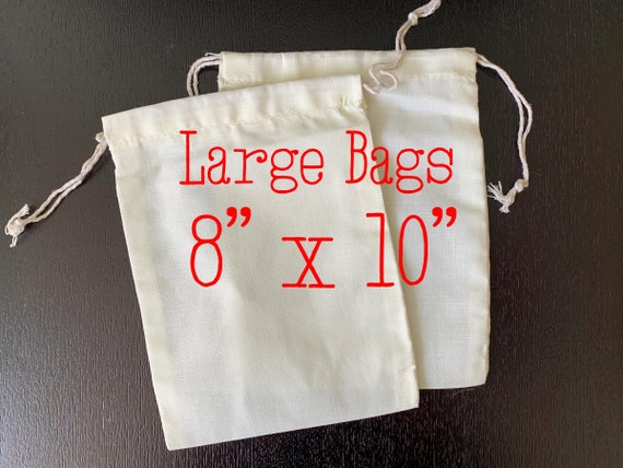 8x10 drawstring bags
