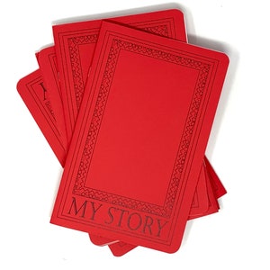 Write Your Own Storybook / Small Notebook / Kids Fun Book / Party Favor Red
