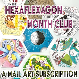 Hexaflexagon of the Month Club: Monthly Mail Art Subscription