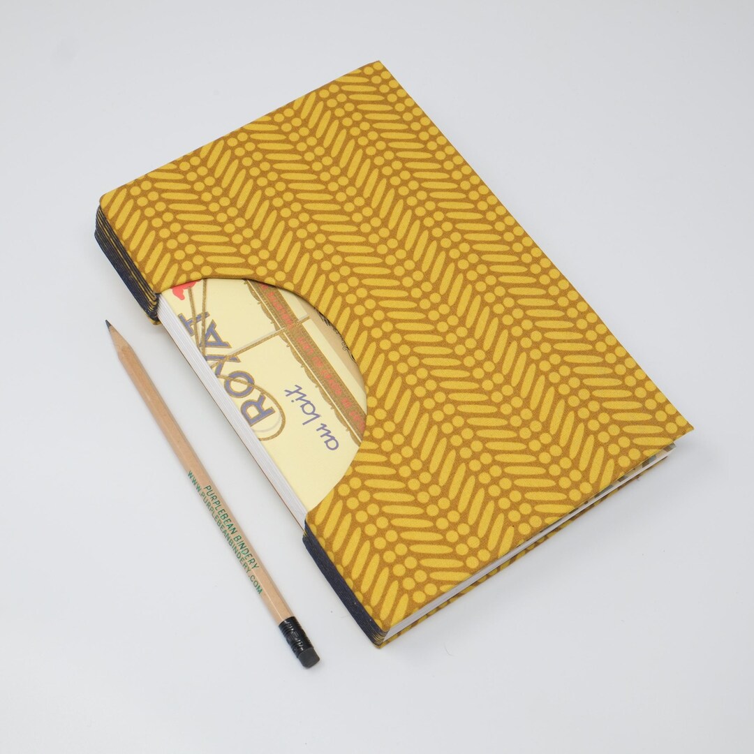 Journal / Notebook / Sketchbook / Hand Bound Book / Rigid Fabric Cover ...