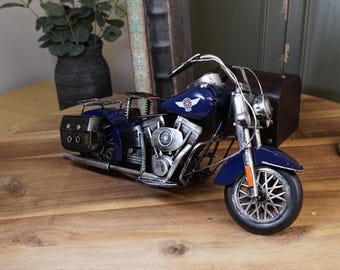 Handmade Harley Davidson Collectable Metal Model for Bike Lovers - US Seller