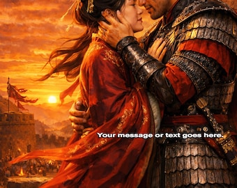 Couverture de livre prête à l'emploi guerrière, romance historique asiatique, couverture de livre numérique Wuxia
